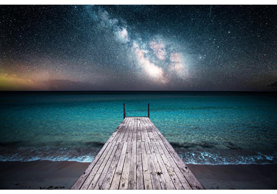 Zdjęcie: Obraz Canvas Silver 85x113 cm Milky Way STYLER